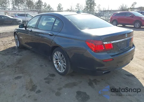 2014 BMW 740Li from USA, damaged, VIN WBAYE4C5XED138239